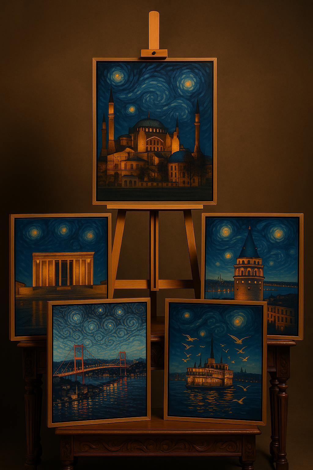 ÖZEL SERİ BOYAMA TUVALLERİ