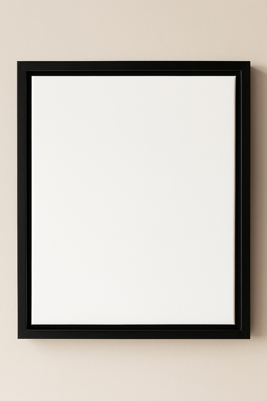 Artmanya Ahşap Tuval Çerçevesi - Mat Siyah