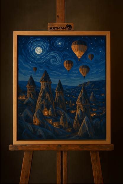 Yıldızlı Geceler Serisi 3'lü Boyama Seti