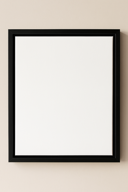 Artmanya Ahşap Tuval Çerçevesi - Mat Siyah