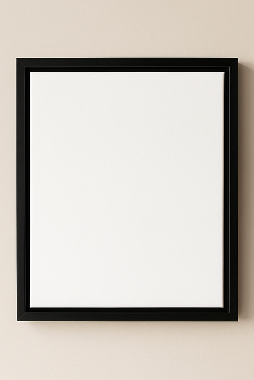 Artmanya Ahşap Tuval Çerçevesi - Mat Siyah