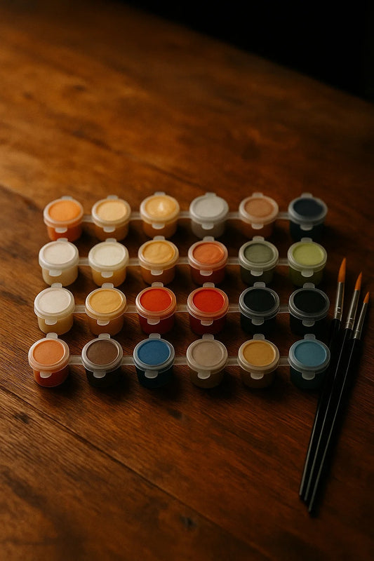 Ekstra Boya ve Fırça Seti